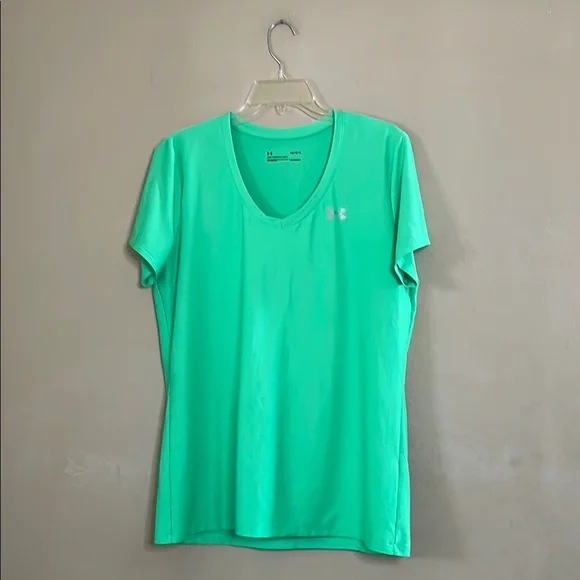 Under Armour Green Fitted Short Sleeve Tee - Picture 1 of 9
